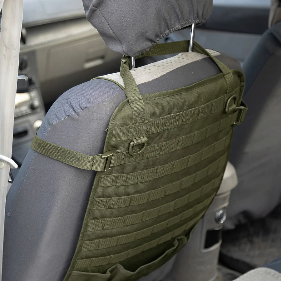 Автомобільний тактичний органайзер Molle з балістичним захистом 2 клас SPECPROM. Олива