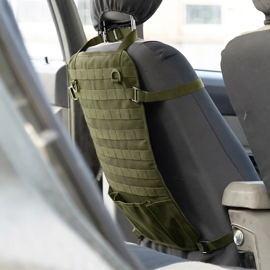 Автомобільний тактичний органайзер Molle з балістичним захистом 2 клас SPECPROM. Олива