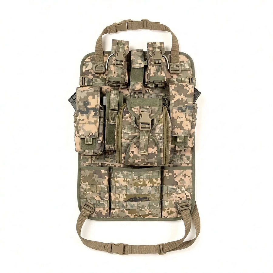 Автомобільний тактичний органайзер Molle з балістичним захистом 1 клас SPECPROM. Піксель
