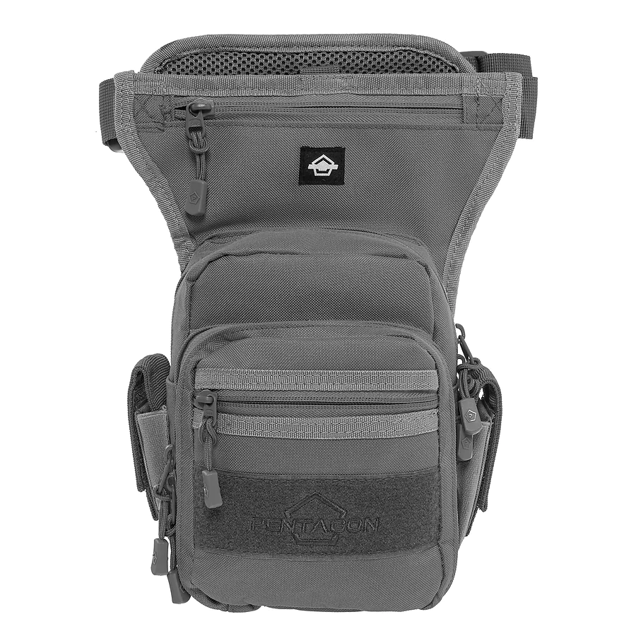 Набедренная сумка Pentagon Max S 2.0 Thigh Pouch 3.7 л. Серый