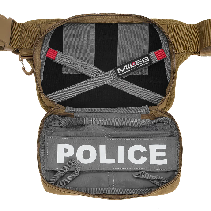 Сумка на пояс Pentagon Runner Concealment Pouch Police. Койот