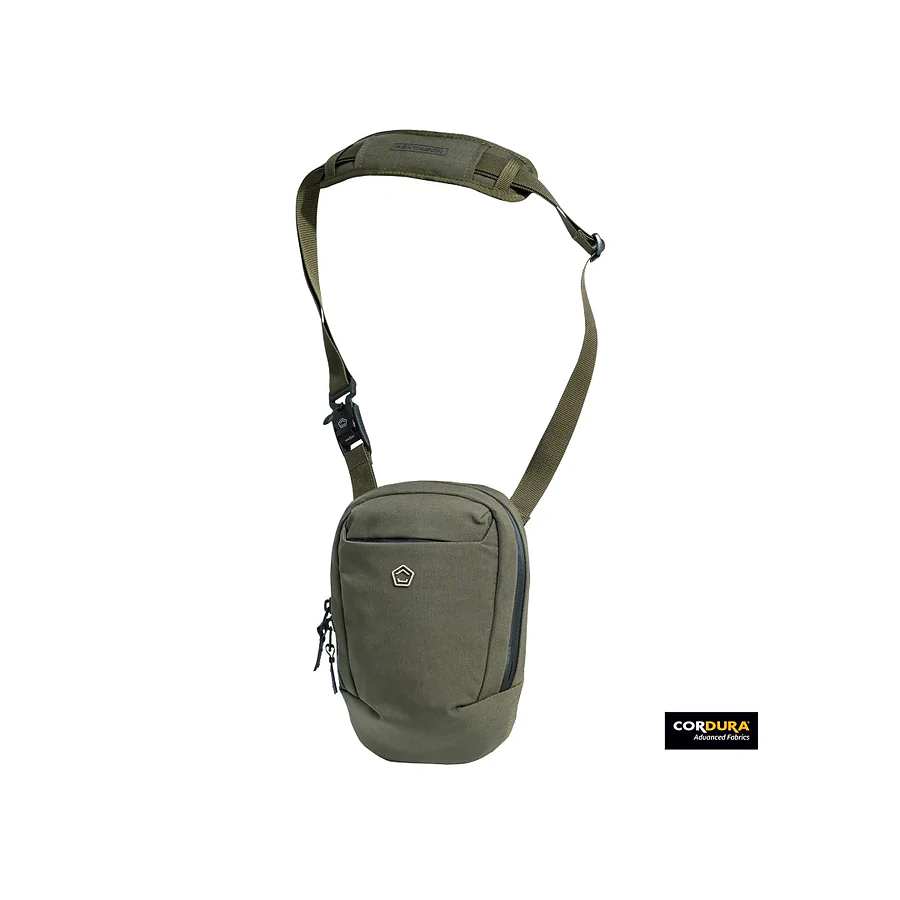 Сумка через плече Pentagon Consul Vertical Sling Pouch. Олива