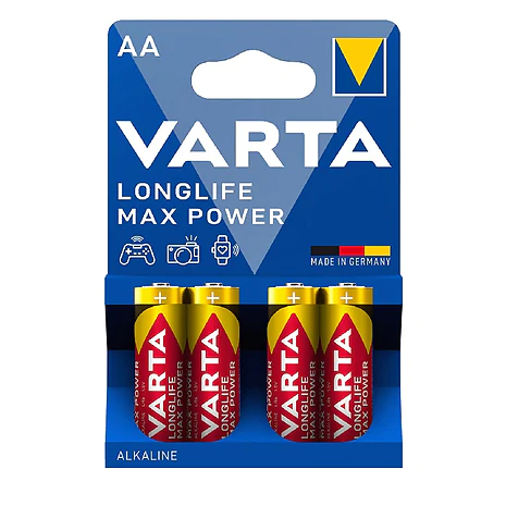 Батарейки Varta Max Power LR6/AA Alkaline, 4 шт