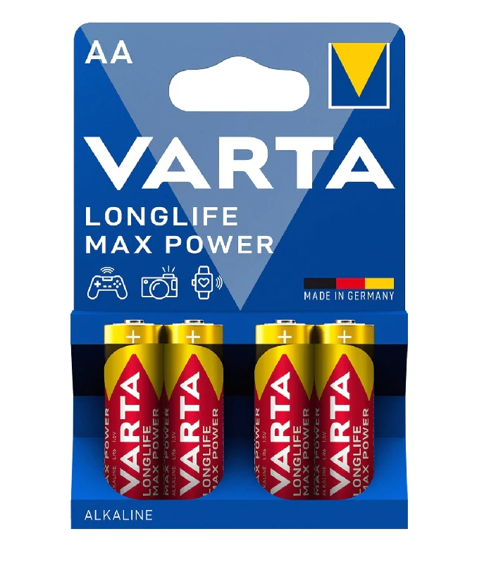 Батарейки Varta Max Power LR6/AA Alkaline, 4 шт