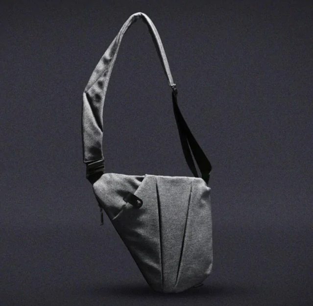 Сумка мессенджер Crossbody 4634 кобура. Графит