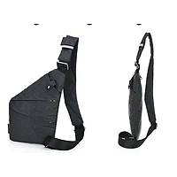 Сумка месенджер Crossbody 4634 кобура. Графіт