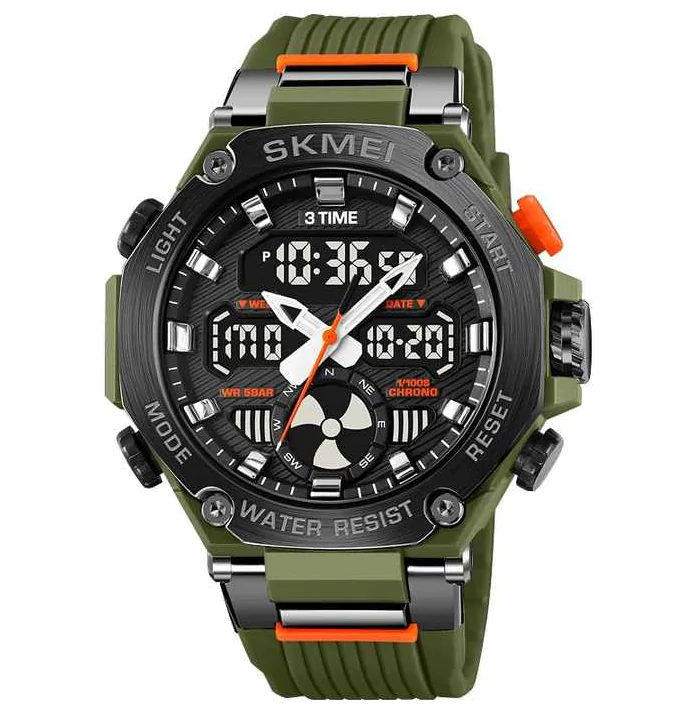Годинник наручний SKMEI 2223AG, 11507. Олива