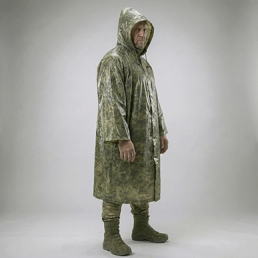 Дощовик плащ розмір XXXL. Піксель