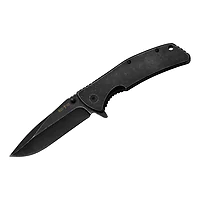 Складний кишеньковий ніж Grand Way Black Stonewash 14096. Чорний