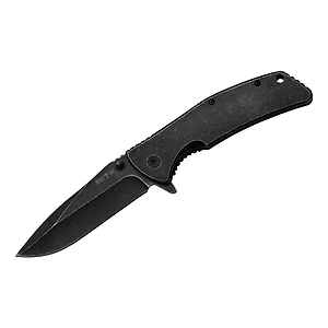 Складной карманный нож Grand Way Black Stonewash 14096. Черный