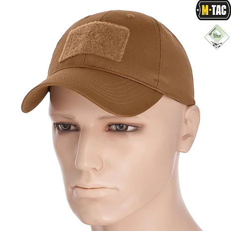 Тактична кепка з липучкою M-Tac Flex ріп-стоп. Койот