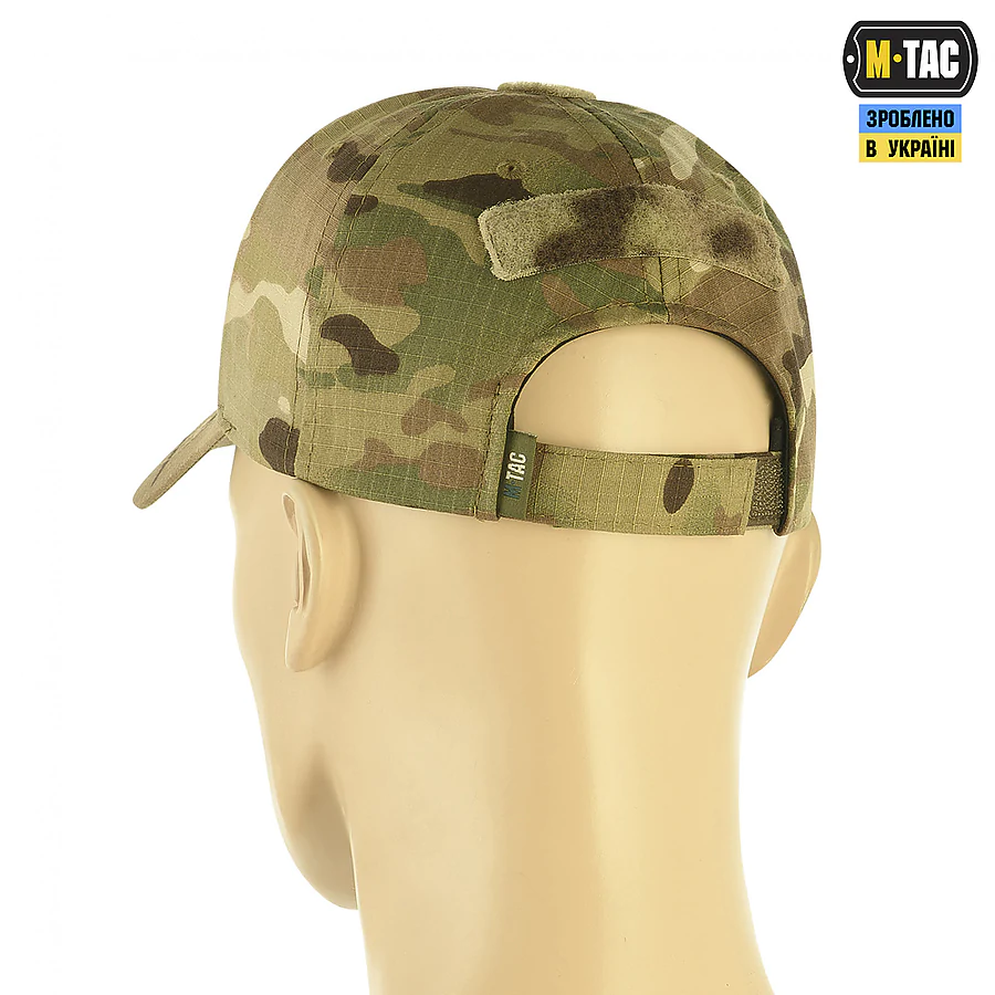 Тактична кепка M-Tac Flex ріп-стоп. Мультикам