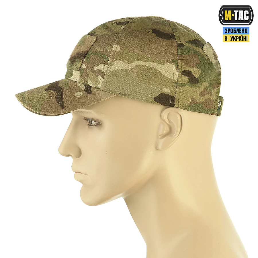 Тактична кепка M-Tac Flex ріп-стоп. Мультикам