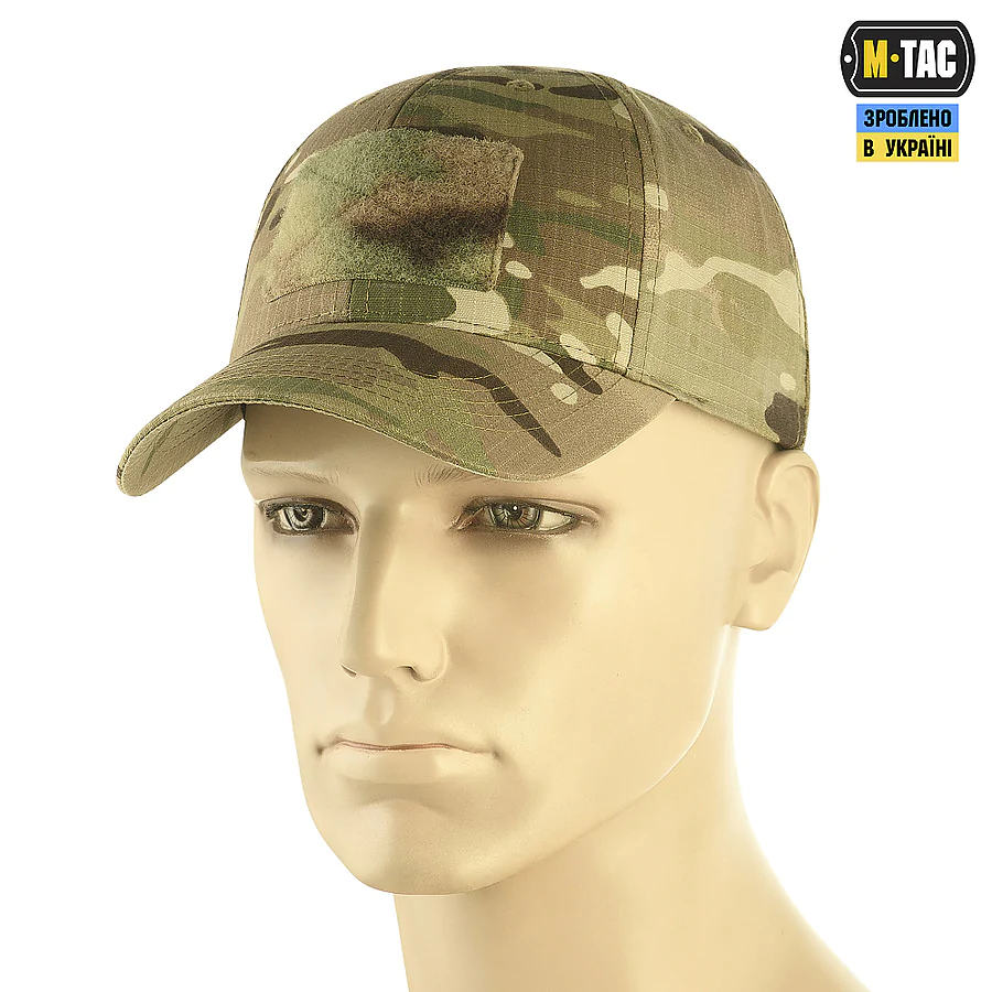 Тактична кепка M-Tac Flex ріп-стоп. Мультикам