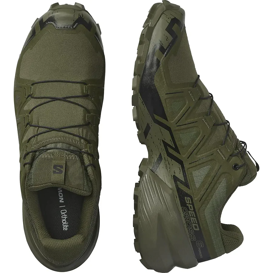 Кроссовки тактические Salomon Speedcross 6 Forces. Олива