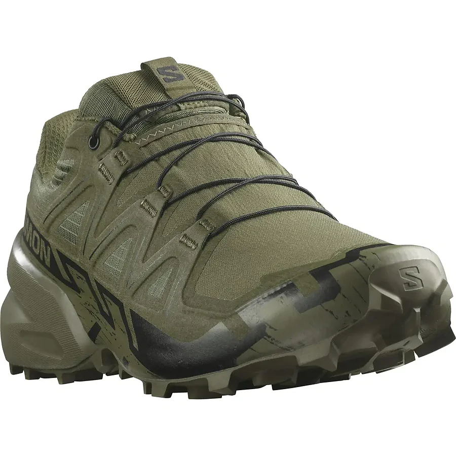 Кроссовки тактические Salomon Speedcross 6 Forces. Олива