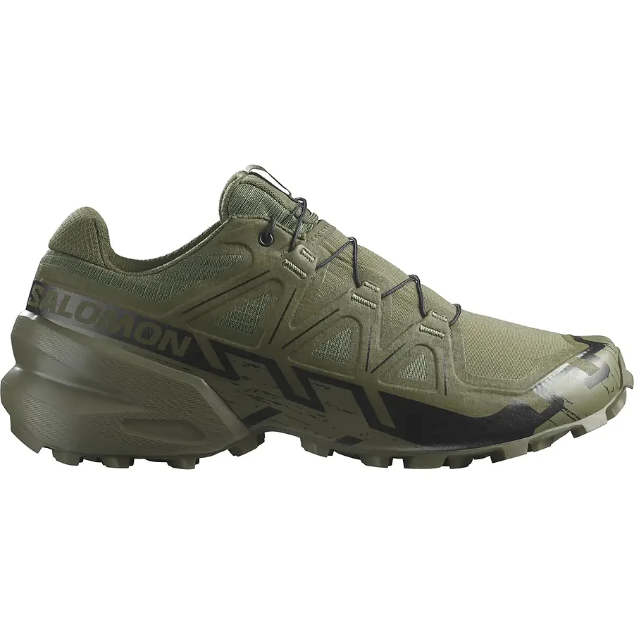 Кроссовки тактические Salomon Speedcross 6 Forces. Олива