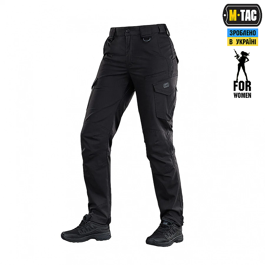 Женские тактические штаны M-Tac Aggressor Lady Flex. Черный