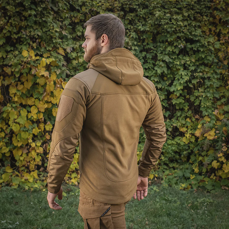 Тактическая куртка M-Tac Norman Windblock Fleece. Койот