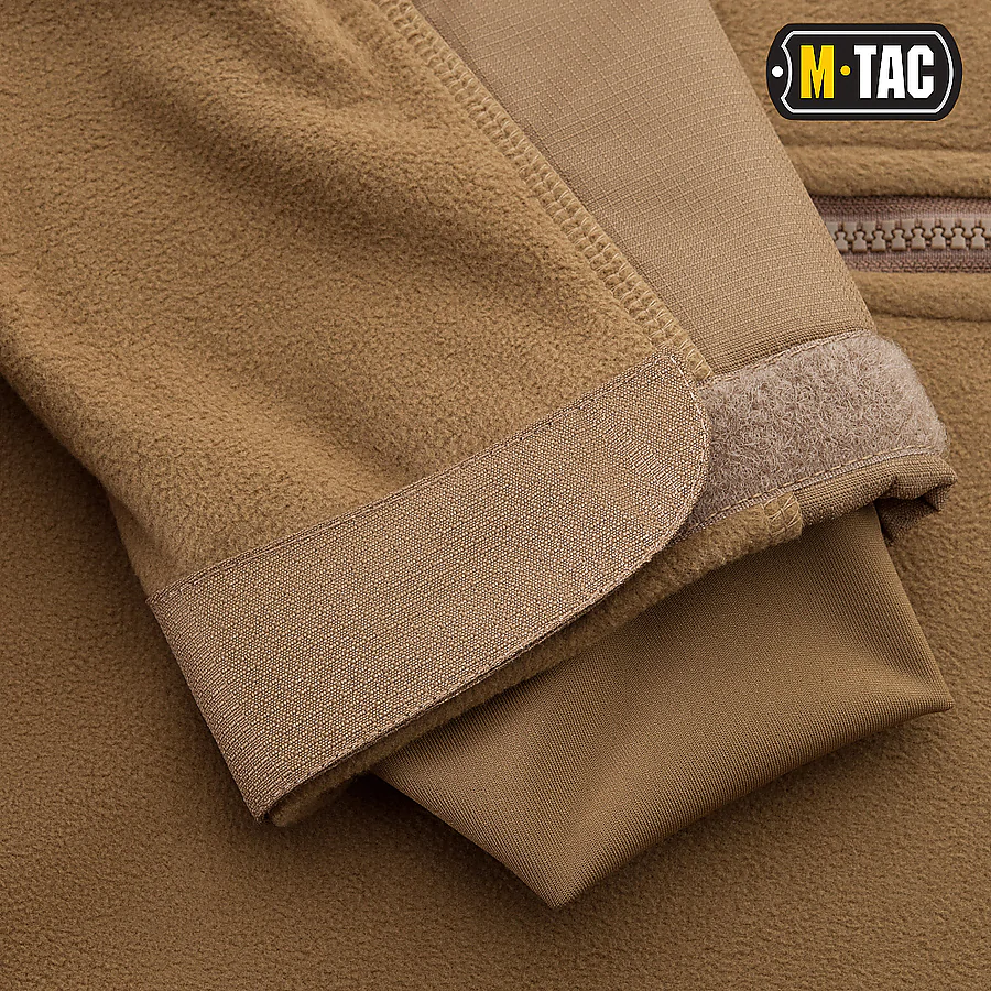 Тактическая куртка M-Tac Norman Windblock Fleece. Койот