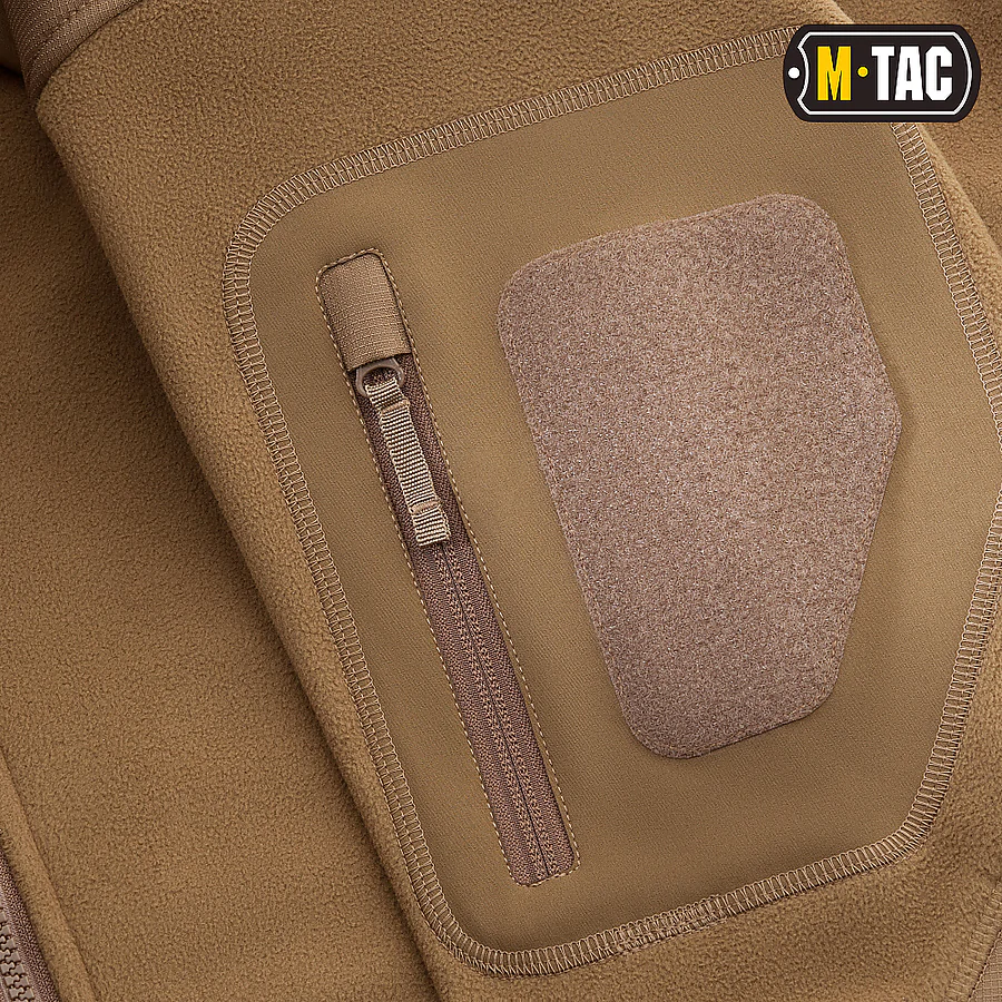 Тактическая куртка M-Tac Norman Windblock Fleece. Койот