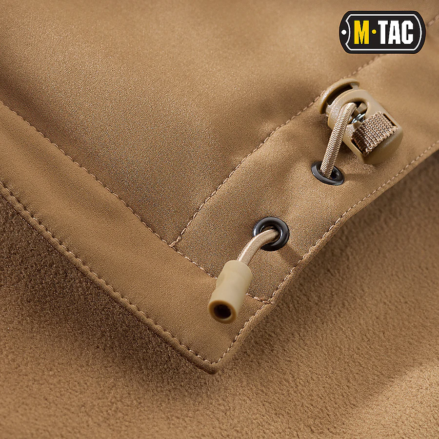 Тактическая куртка M-Tac Norman Windblock Fleece. Койот