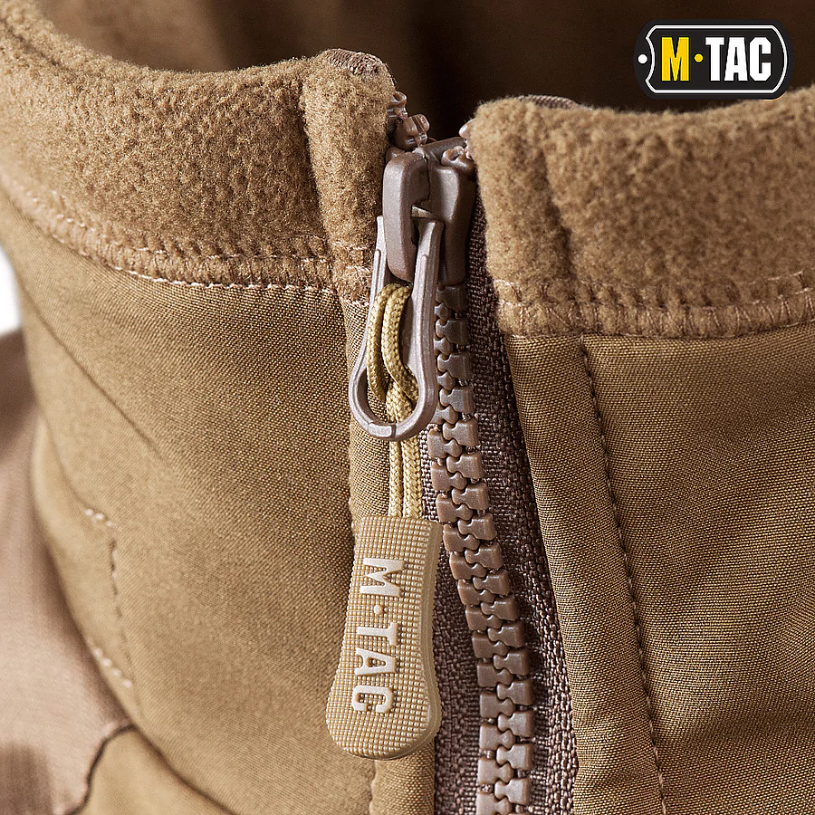 Тактическая куртка M-Tac Norman Windblock Fleece. Койот