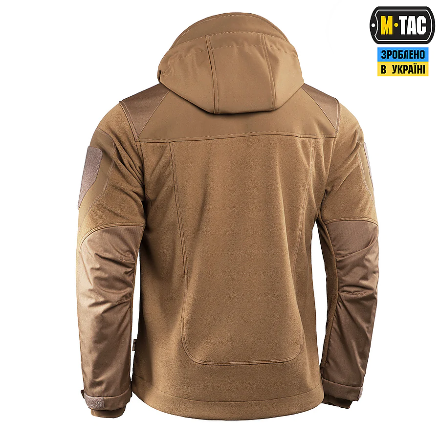 Тактическая куртка M-Tac Norman Windblock Fleece. Койот