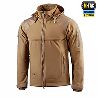 Тактична куртка M-Tac Norman Windblock Fleece. Койот