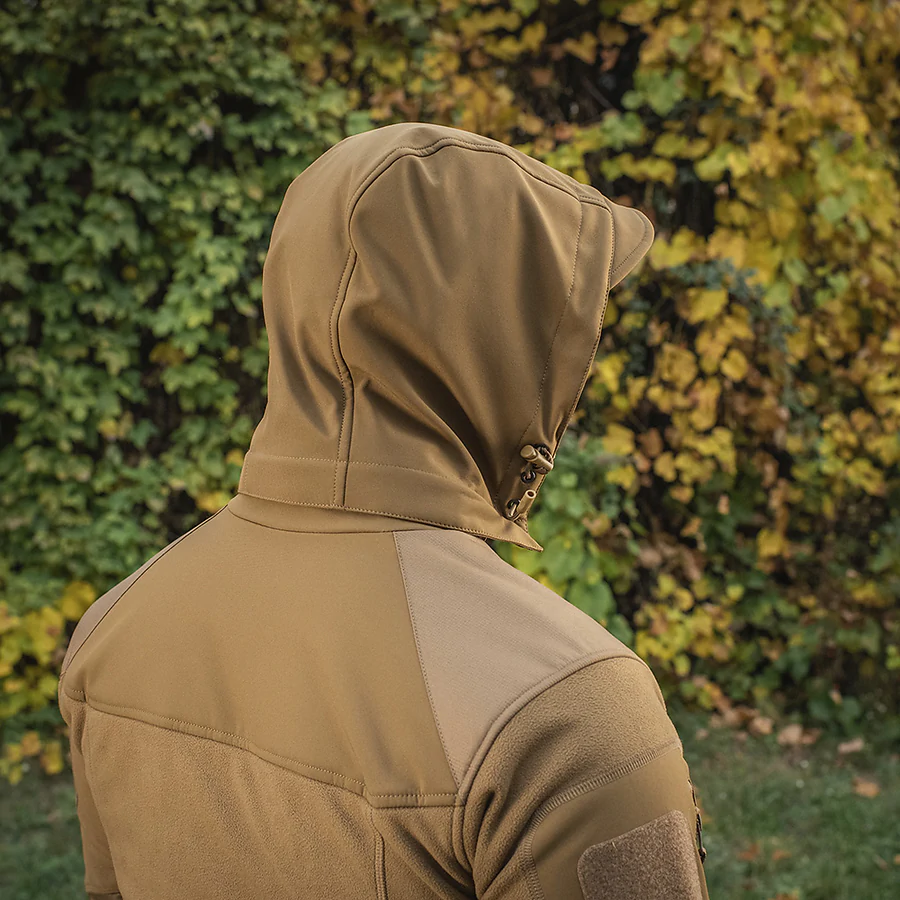 Тактическая куртка M-Tac Norman Windblock Fleece. Койот