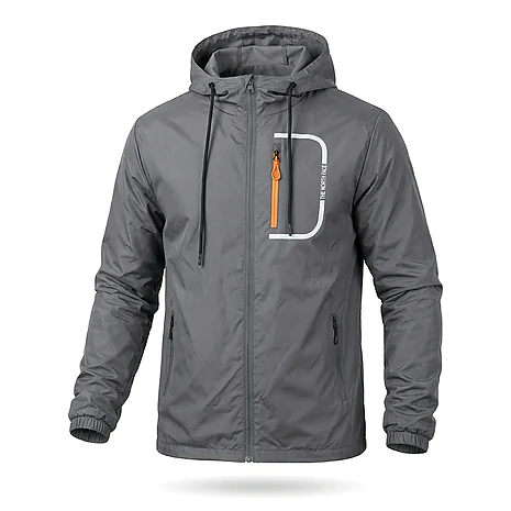 Куртка вітровка The North Face. Сірий