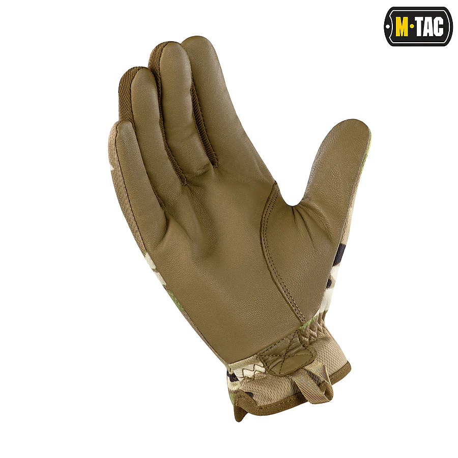 Рукавички M-Tac Scout Tactical Mk.2 шкіряні. Мультикам