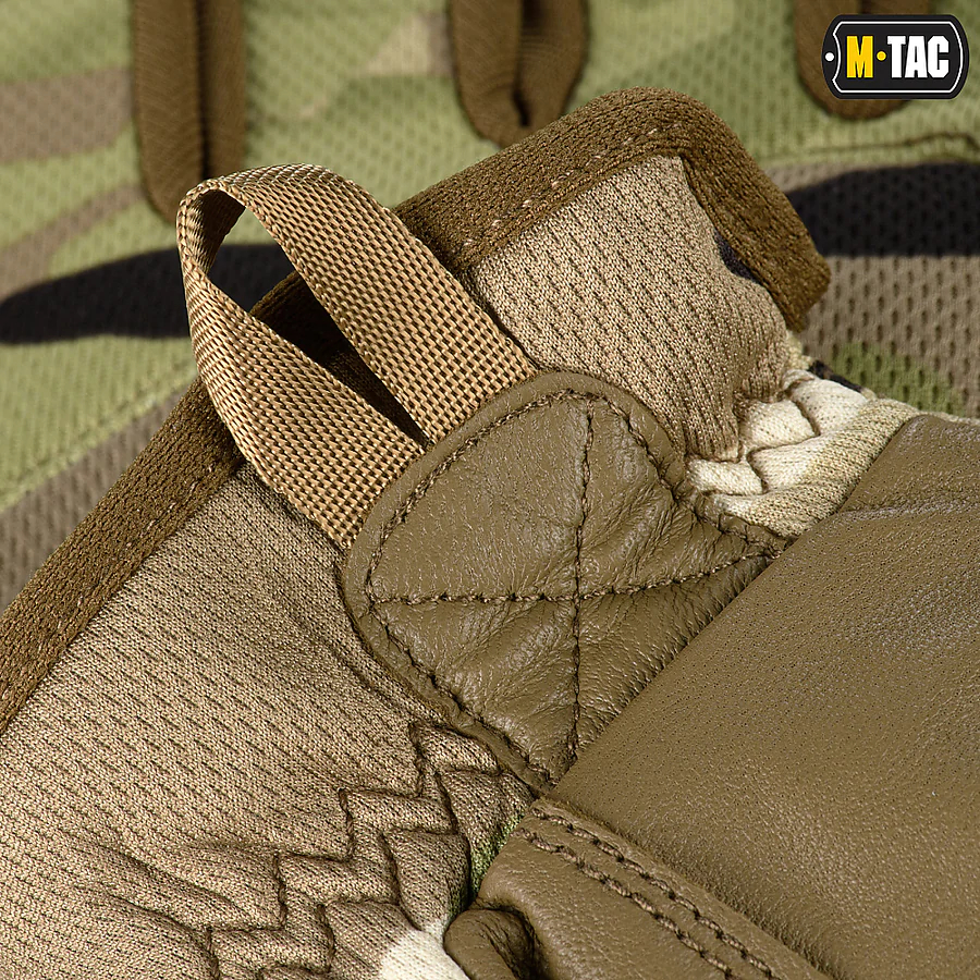 Рукавички M-Tac Scout Tactical Mk.2 шкіряні. Мультикам