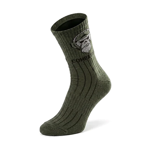 Шкарпетки трекінгові Combatant Ranger Trek Mid Core. Олива