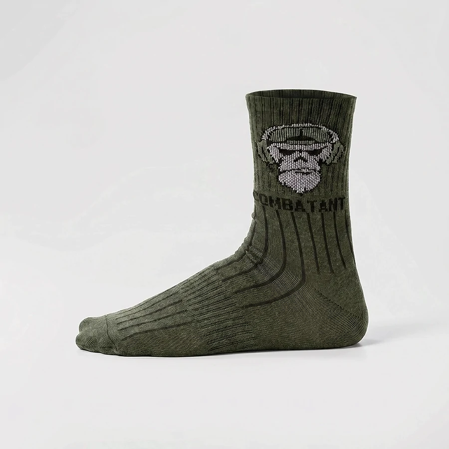 Шкарпетки трекінгові Combatant Ranger Trek Mid Core. Олива