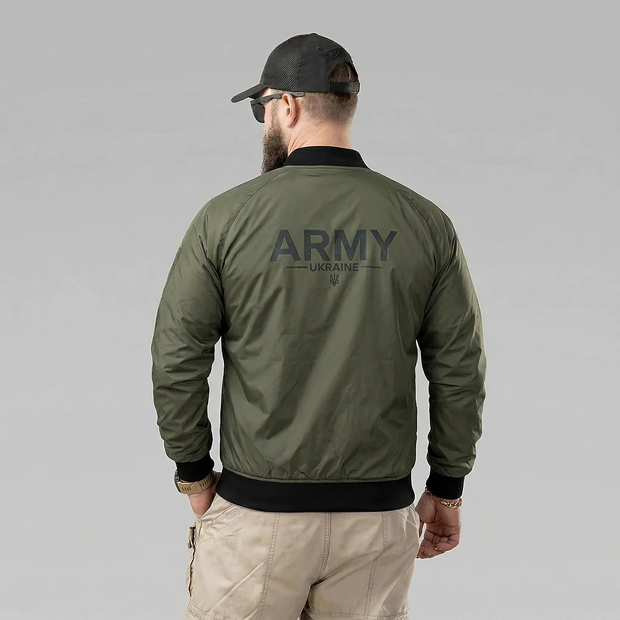 Тактическая куртка ветровка Army Ukraine. Олива