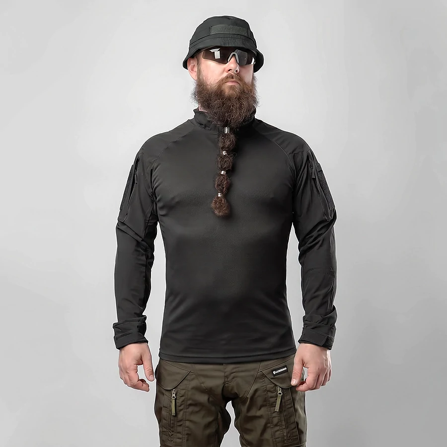 Убакс тактичний Combatant Raider Core довгий рукав. Чорний