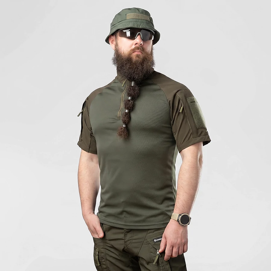 Убакс тактичний Combatant Raider Core короткий рукав. Хакі