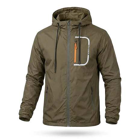 Куртка вітровка The North Face. Олива