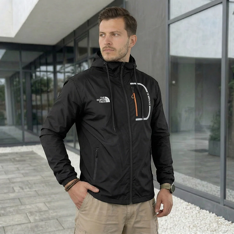 Куртка ветровка The North Face. Черный