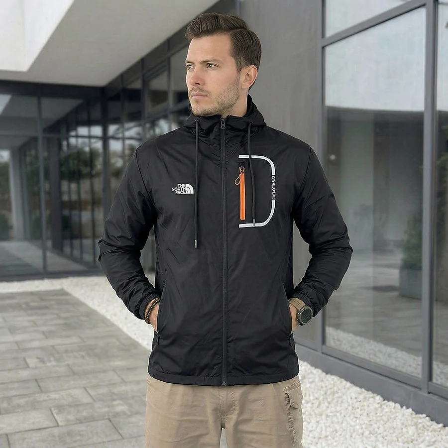 Куртка ветровка The North Face. Черный