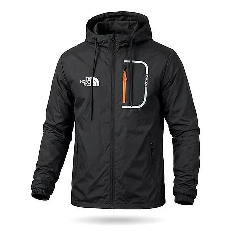 Куртка вітровка The North Face. Чорний