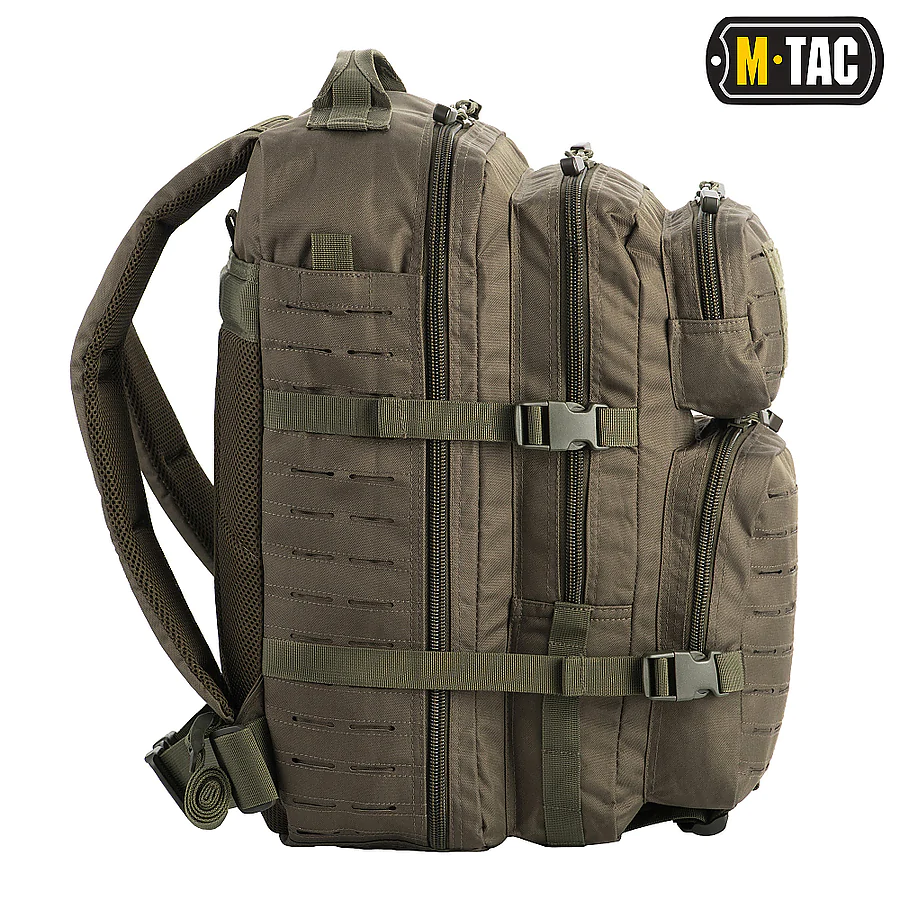 Рюкзак тактичний M-Tac Large Assault Pack Laser Cut. Олива
