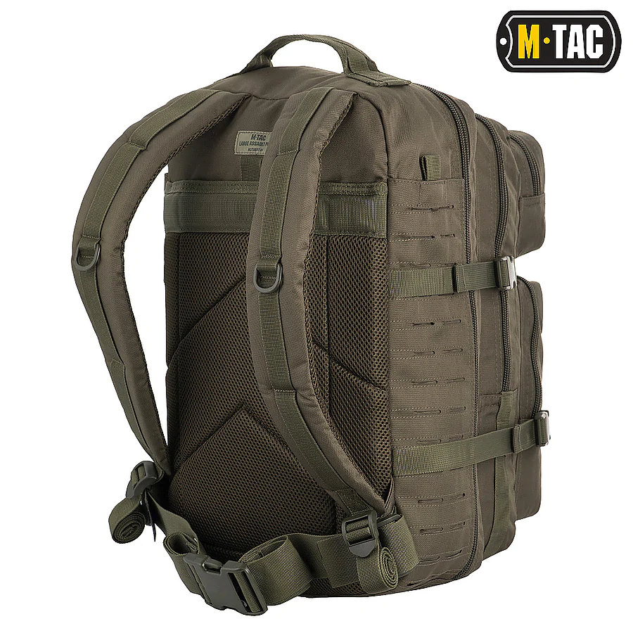 Рюкзак тактичний M-Tac Large Assault Pack Laser Cut. Олива