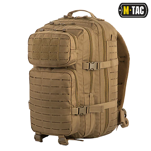 Рюкзак тактичний M-Tac Large Assault Pack Laser Cut. Койот