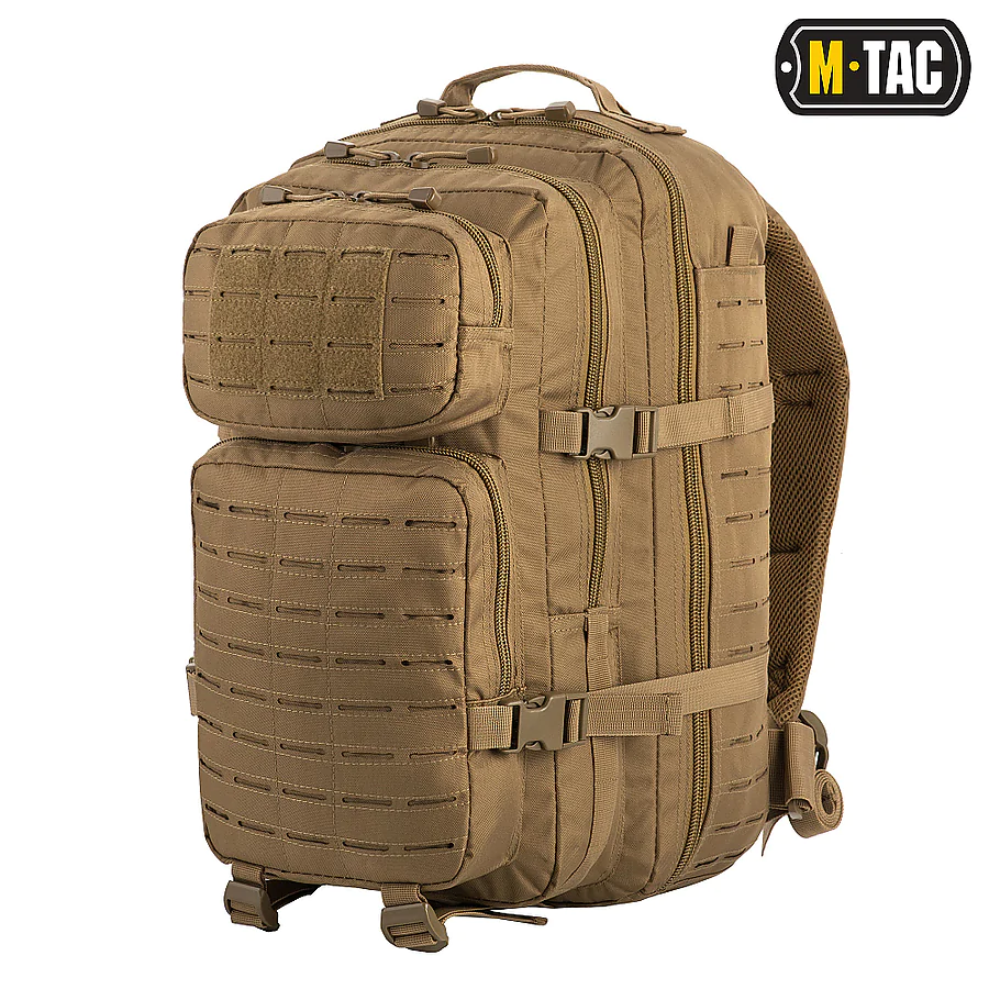 Рюкзак тактический M-Tac Large Assault Pack Laser Cut. Койот