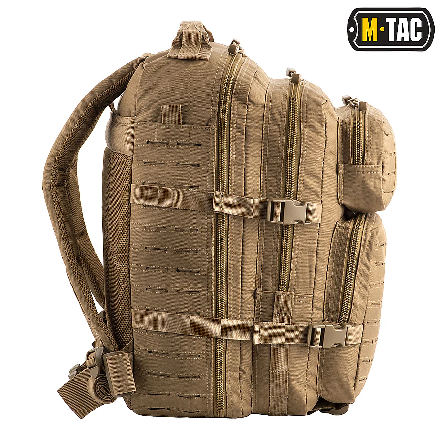 Рюкзак тактический M-Tac Large Assault Pack Laser Cut. Койот
