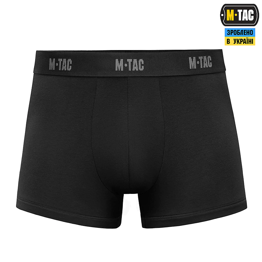 Труси чоловічі M-Tac Cotton Stretch Boxer. Чорний
