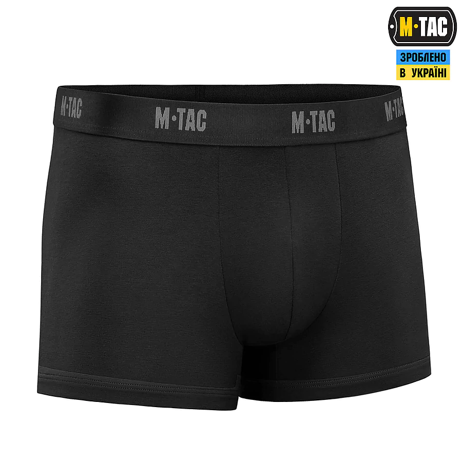 Труси чоловічі M-Tac Cotton Stretch Boxer. Чорний