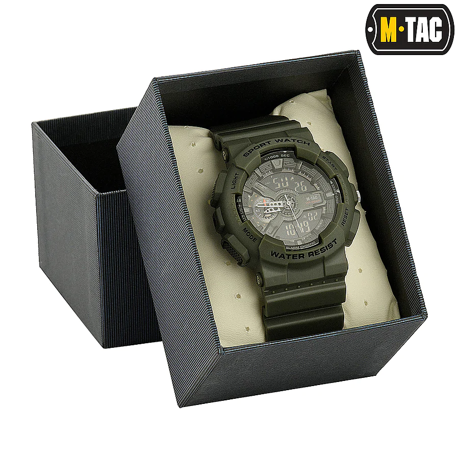 Тактические часы M-Tac Sport. Олива